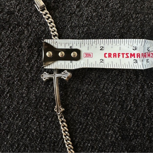 Rocking Ag // Sterling Silver Cross bracelet for woman - Picture 13 of 16